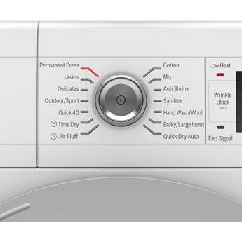 Bosch WTW87NH1UC 500 Series 24 Inch Electric Dryer with 4 cu. ft. Capacity — thumbnail 13
