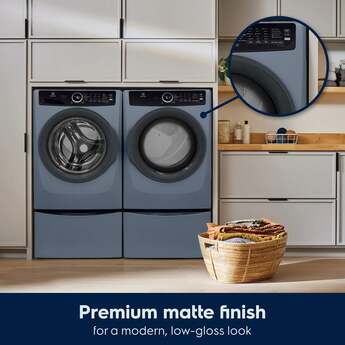 Electrolux 27 Inch Electric Dryer with 8.0 Cu. Ft. Capacity, 7 Dry Cycles, Moisture Sensor, Instant Refresh, and Energy Star? Certified: Denim Blue — thumbnail 5