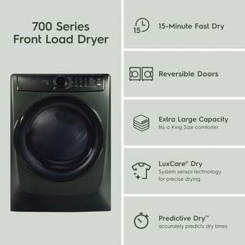 Electrolux ELFG7738AA 27 Inch Front Load Gas Dryer Alpine — thumbnail 15