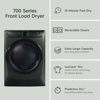 Electrolux ELFG7738AA 27 Inch Front Load Gas Dryer Alpine — thumbnail 22