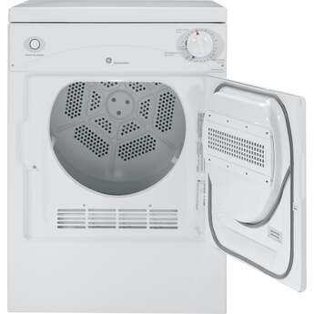 GE Spacemaker 3.6 Cu. Ft. White Electric Portable Dryer — thumbnail 5