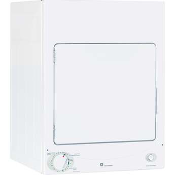 GE Spacemaker 3.6 Cu. Ft. White Stackable Electric Dryer