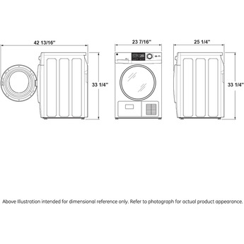GE 4.3 cu.ft. White Electric Dryer - Energy Star — thumbnail 11