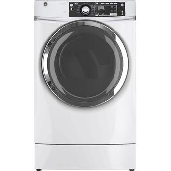 GE GFD49ERSKWW 28 Inch Electric Dryer with 8.3 cu. ft. Capacity