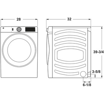 GE 28 Inch Gas Dryer with 7.8 cu. ft. Capacity — thumbnail 46