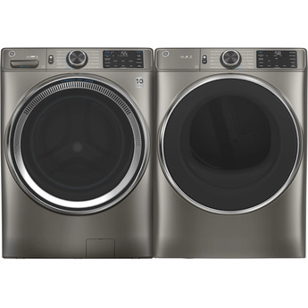 GE 7.8 cu.ft. Satin Nickel Electric Front Load Dryer - Energy Star — thumbnail 17