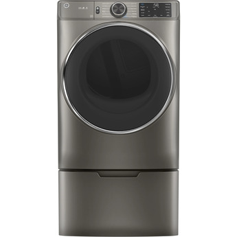 GE 7.8 cu.ft. Satin Nickel Electric Front Load Dryer - Energy Star — thumbnail 30