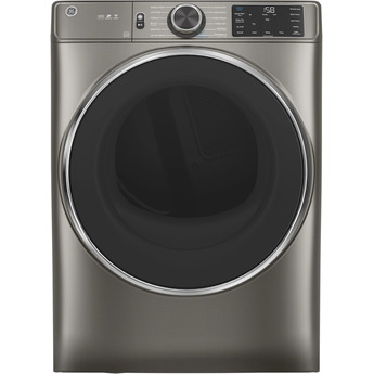 GE 7.8 cu.ft. Satin Nickel Electric Front Load Dryer - Energy Star — thumbnail 34