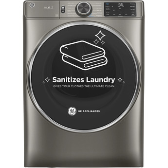 GE 7.8 cu.ft. Satin Nickel Electric Front Load Dryer - Energy Star — thumbnail 37