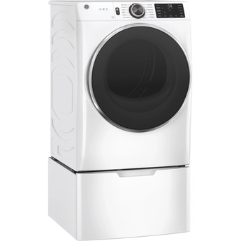GE 7.8 cu.ft. White Electric Front Load Dryer - Energy Star — thumbnail 10