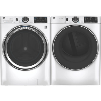GE 7.8 cu.ft. White Gas Front Load Dryer with Steam - Energy Star — thumbnail 25