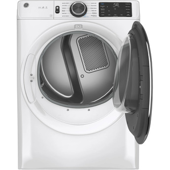 GE 7.8 cu.ft. White Gas Front Load Dryer with Steam - Energy Star — thumbnail 37