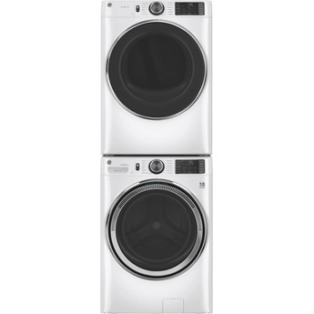 GE 7.8 cu.ft. White Gas Front Load Dryer with Steam - Energy Star — thumbnail 8