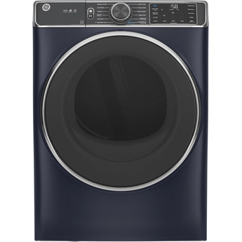 GE 7.8 cu.ft. Blue Sapphire Electric Front Load Dryer with Steam - Energy Star