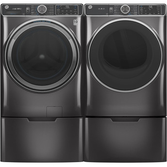 GE 7.8 cu.ft. Diamond Gray Gas Front Load Dryer with Steam - Energy Star — thumbnail 39