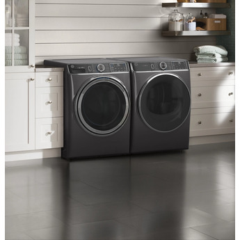 GE 7.8 cu.ft. Diamond Gray Gas Front Load Dryer with Steam - Energy Star — thumbnail 43