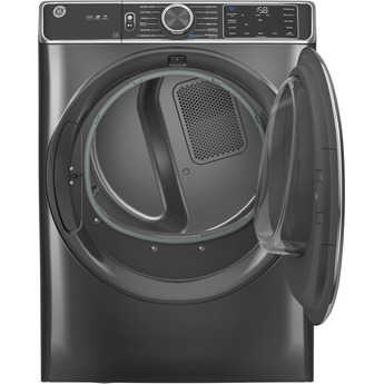 GE 7.8 cu.ft. Diamond Gray Gas Front Load Dryer with Steam - Energy Star — thumbnail 46