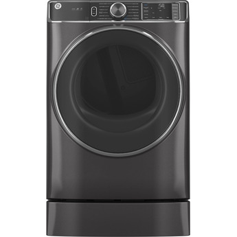 GE 7.8 cu.ft. Diamond Gray Gas Front Load Dryer with Steam - Energy Star — thumbnail 8