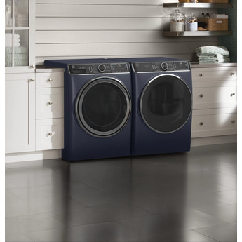 GE 7.8 cu.ft. Blue Sapphire Gas Front Load Dryer with Steam - Energy Star — thumbnail 49