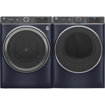 GE 7.8 cu.ft. Blue Sapphire Gas Front Load Dryer with Steam - Energy Star — thumbnail 5
