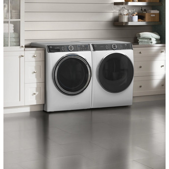 GE 7.8 cu.ft. White Gas Front Load Dryer with Steam - Energy Star — thumbnail 18