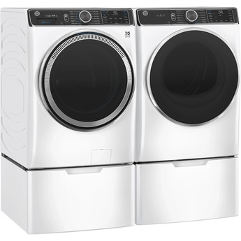 GE 7.8 cu.ft. White Gas Front Load Dryer with Steam - Energy Star — thumbnail 21