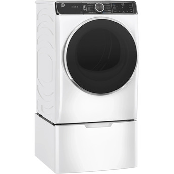 GE 7.8 cu.ft. White Gas Front Load Dryer with Steam - Energy Star — thumbnail 37