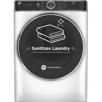 GE 7.8 cu.ft. White Gas Front Load Dryer with Steam - Energy Star — thumbnail 41