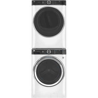 GE 7.8 cu.ft. White Gas Front Load Dryer with Steam - Energy Star — thumbnail 45