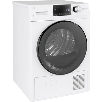 GE 24" White Front Load Ventless Dryer with Steam Cycle — thumbnail 10