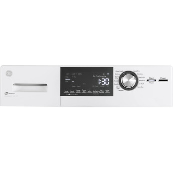 GE 24" White Front Load Ventless Dryer with Steam Cycle — thumbnail 15