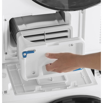 GE 24" White Front Load Ventless Dryer with Steam Cycle — thumbnail 20