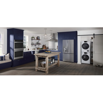 GE 24" White Front Load Ventless Dryer with Steam Cycle — thumbnail 24
