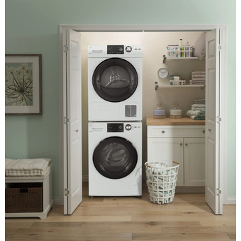GE 24" White Front Load Ventless Dryer with Steam Cycle — thumbnail 26
