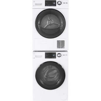 GE 24" White Front Load Ventless Dryer with Steam Cycle — thumbnail 28