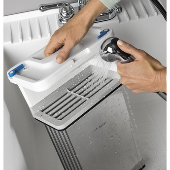GE 24" White Front Load Ventless Dryer with Steam Cycle — thumbnail 9