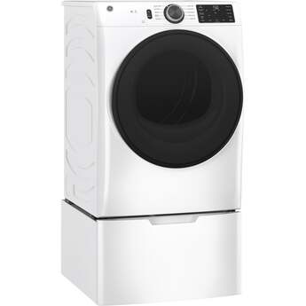 GE 7.8 cu.ft. White Electric Front Load Long Vent Dryer - Energy Star — thumbnail 11