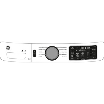 GE 7.8 cu.ft. White Electric Front Load Long Vent Dryer - Energy Star — thumbnail 3