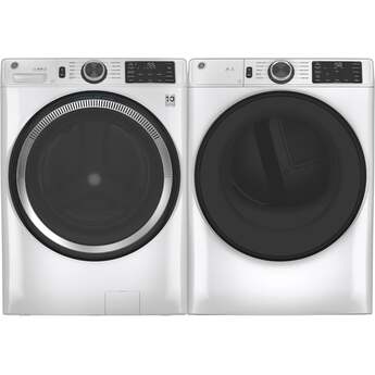 GE 7.8 cu.ft. White Electric Front Load Long Vent Dryer - Energy Star — thumbnail 4