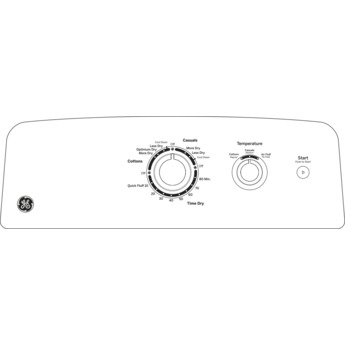 GE 7.2 Cu. Ft. White Gas Dryer — thumbnail 4