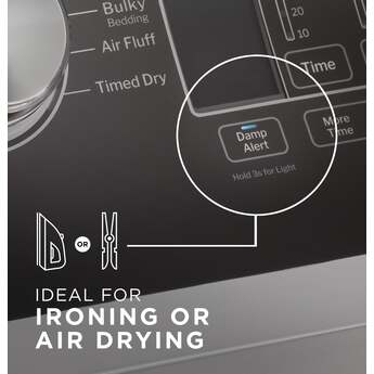 GE GTD58EBPVDG 27 Inch 7.4 Cu. Ft. Dryer Diamond Gray — thumbnail 16