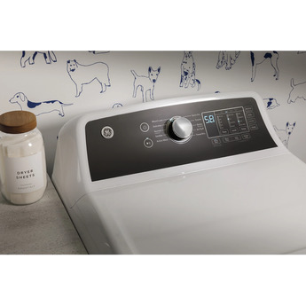 GE GTD58EBSVWS 27 Inch Electric Dryer with 7.4 cu. ft. Capacity — thumbnail 14