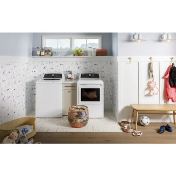 GE GTD58EBSVWS 27 Inch Electric Dryer with 7.4 cu. ft. Capacity — thumbnail 15
