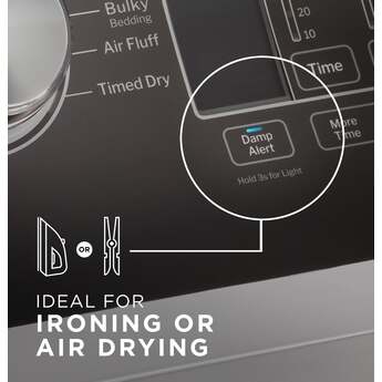 GE GTD58EBSVWS 27 Inch Electric Dryer with 7.4 cu. ft. Capacity — thumbnail 25