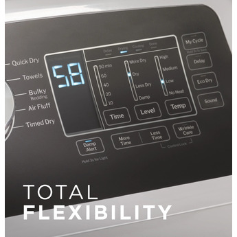 GE GTD58EBSVWS 27 Inch Electric Dryer with 7.4 cu. ft. Capacity — thumbnail 32