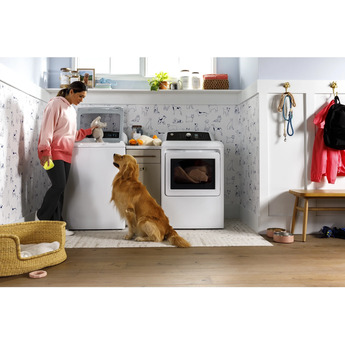 GE GTD58EBSVWS 27 Inch Electric Dryer with 7.4 cu. ft. Capacity — thumbnail 33