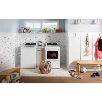 GE GTD58EBSVWS 27 Inch Electric Dryer with 7.4 cu. ft. Capacity — thumbnail 34