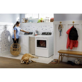 GE GTD58EBSVWS 27 Inch Electric Dryer with 7.4 cu. ft. Capacity — thumbnail 42