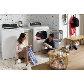 GE GTD58EBSVWS 27 Inch Electric Dryer with 7.4 cu. ft. Capacity — thumbnail 45