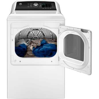 GE GTD58EBSVWS 27 Inch Electric Dryer with 7.4 cu. ft. Capacity — thumbnail 46